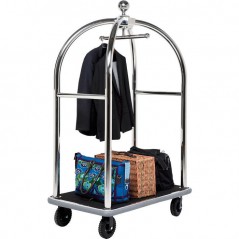 VIP Baggage Trolley Vegas Silver